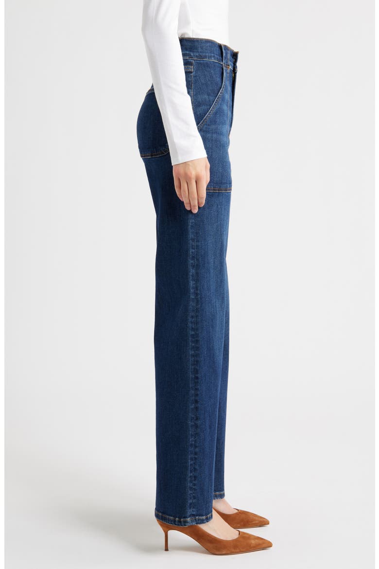 The Modern Pocket Wide Leg Jeans, Alternate, color, OBERON