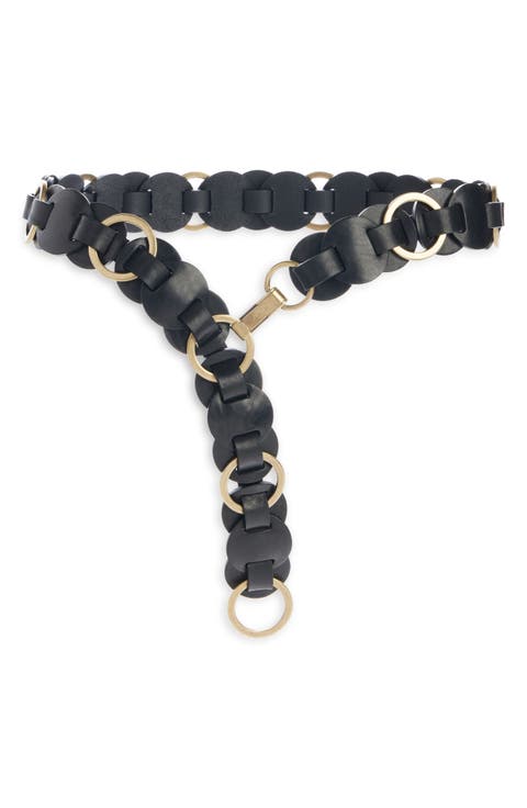 Lota Disc Leather Belt