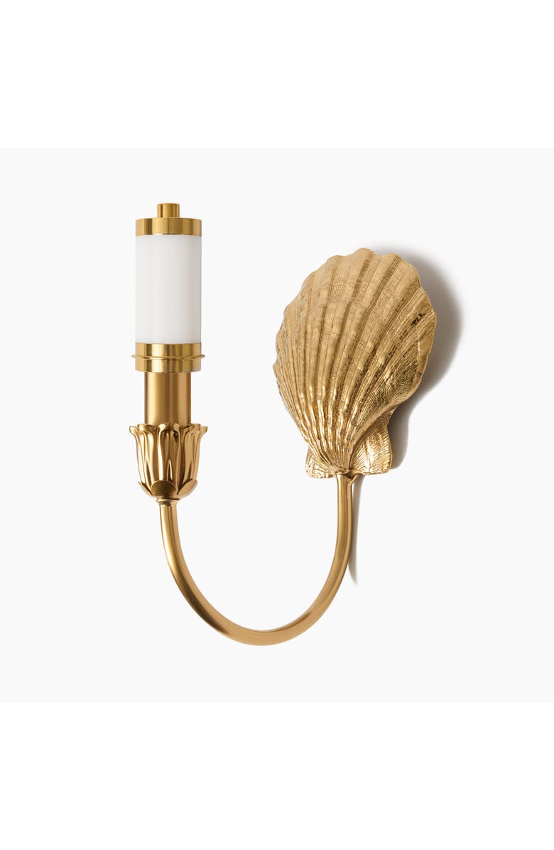 Mrs. Alice Marina Rechargeable Wall Light, Main, color, Brass