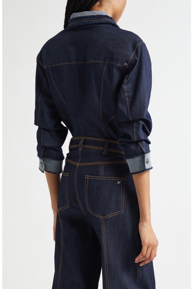 Canyon Crop Denim Jacket, Alternate, color, INDIGO