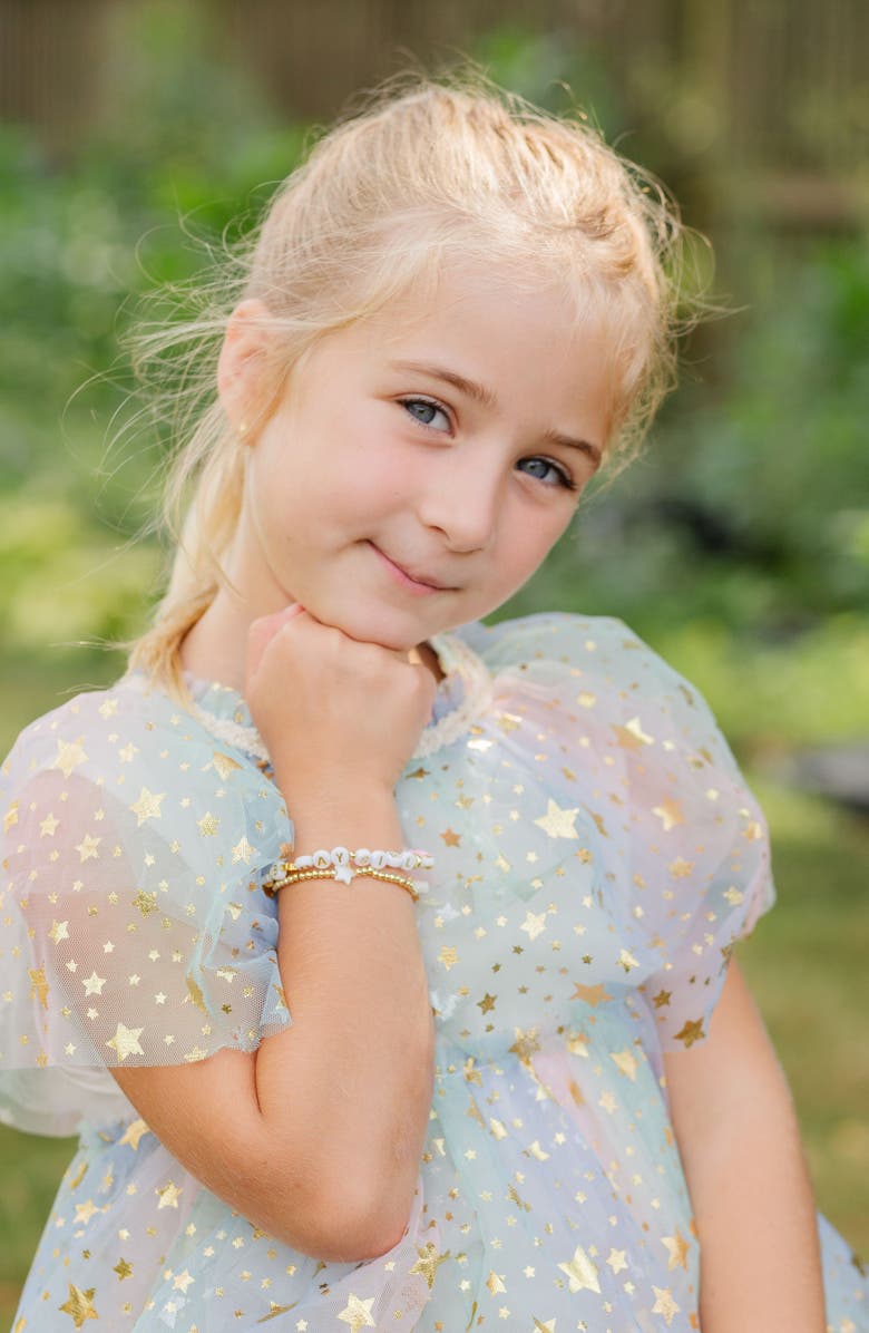 Bits & Bows Birthday Girls' Bracelet Gift Set, Alternate, color, Pink