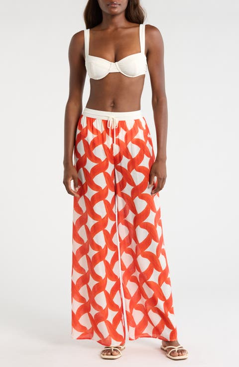 Riviera Sequin Wide Leg Pants (Plus)