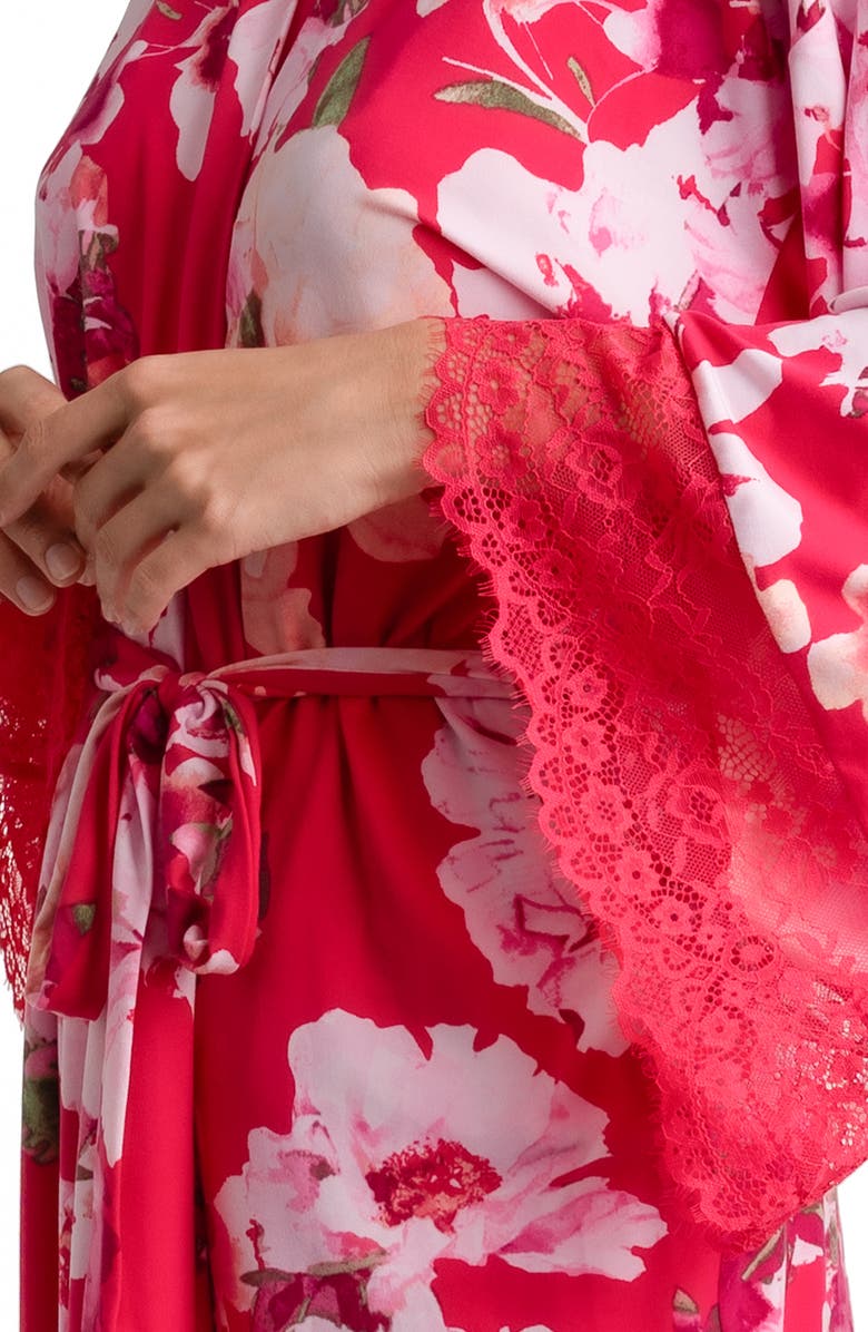 In Bloom by Jonquil Be my Baby Floral Wrap Robe, Alternate, color,