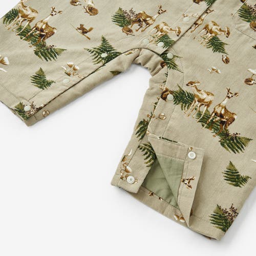 Milkbarn Organic Corduroy Cotton Snap Jumper
