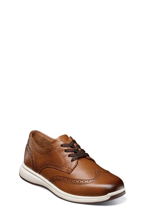 Florsheim Great Lakes Jr. Wingtip Oxford in Cognac 