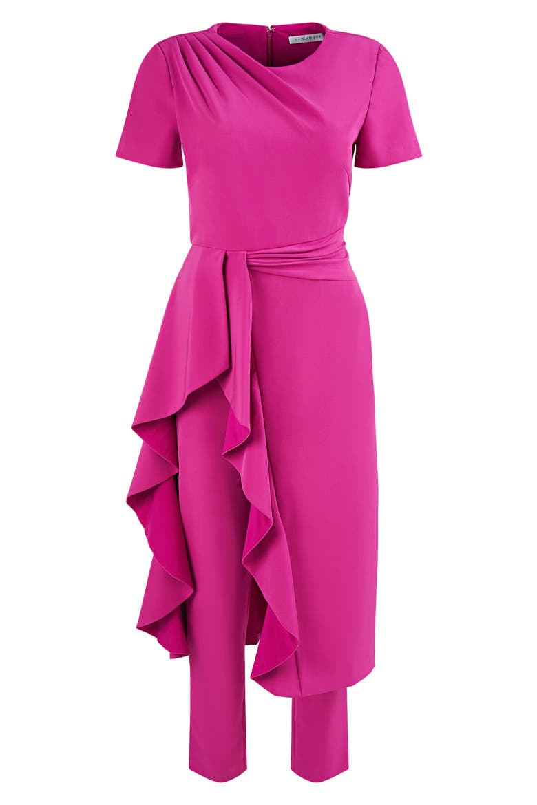 Tricia Ruffle Romper, Alternate, color, VIVID BERRY