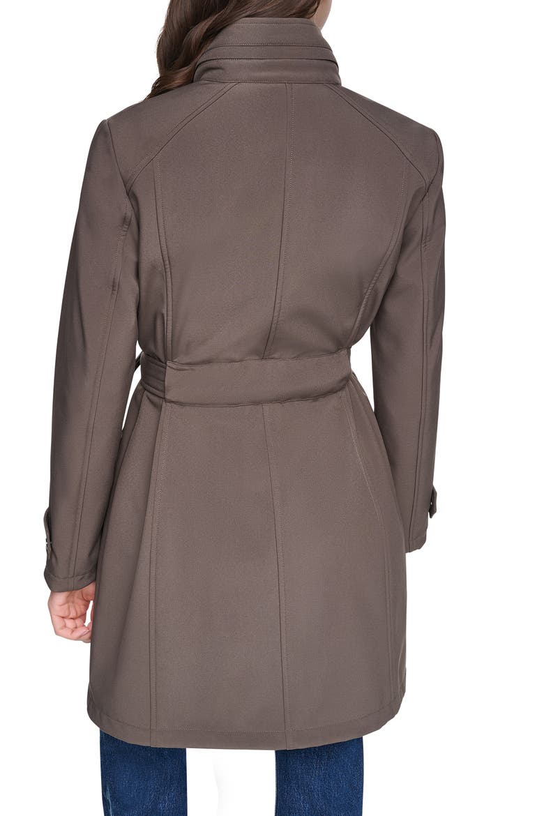 Tinsley Belted Softshell Trench Coat, Alternate, color, TRUFFLE