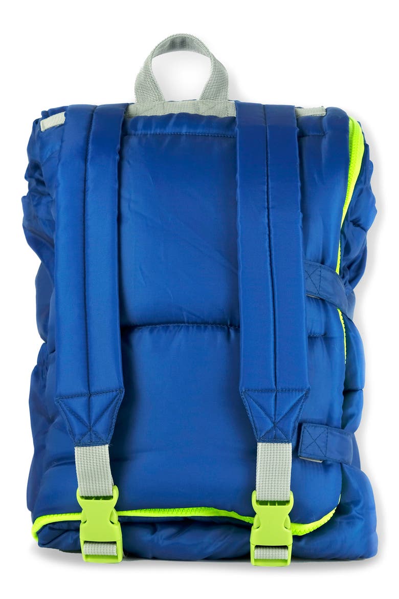 Kids' Sleep-n-Pack Glow in the Dark Sleeping Bag Backpack, Alternate, color, SURFER BLUE
