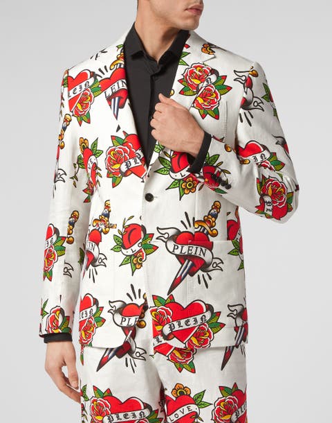 Linen Blazer Love Men