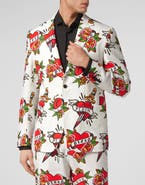PHILIPP PLEIN Linen Blazer Love Men