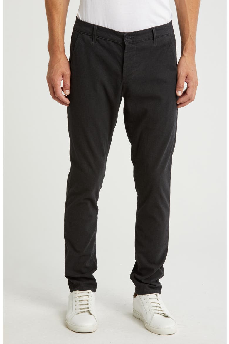 Skinny Fit Chino Pants, Main, color, CHARCOAL BLACK