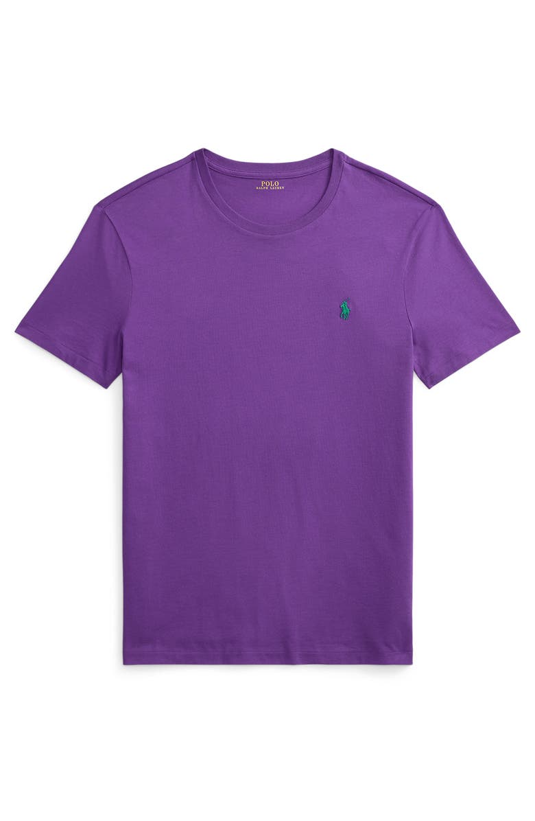 Polo Ralph Lauren Classic Fit Jersey Crewneck T-Shirt, Alternate, color, Cabana Purple/ C5223