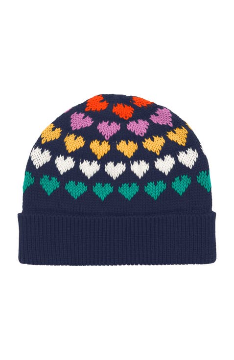 Baby Rainbow Hearts Beanie