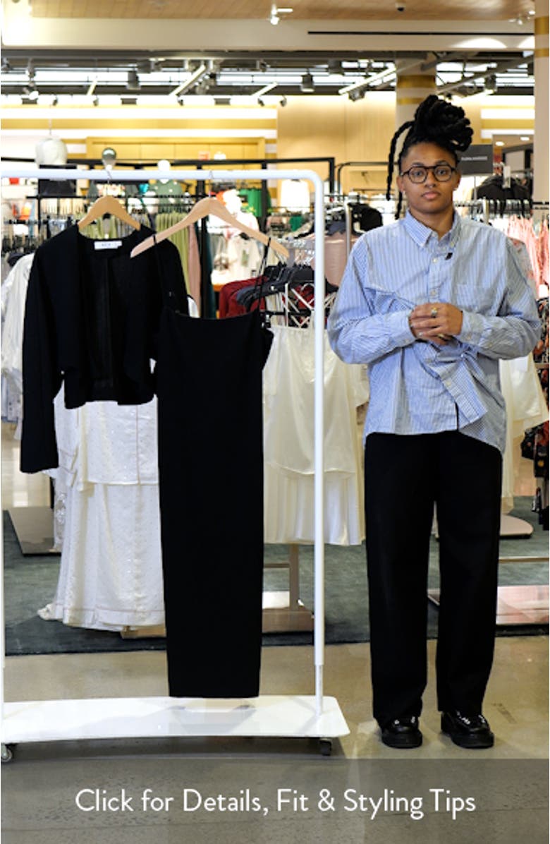 Long Sleeve Shrug & Ribbed Sweater Dress Set, sales video thumbnail