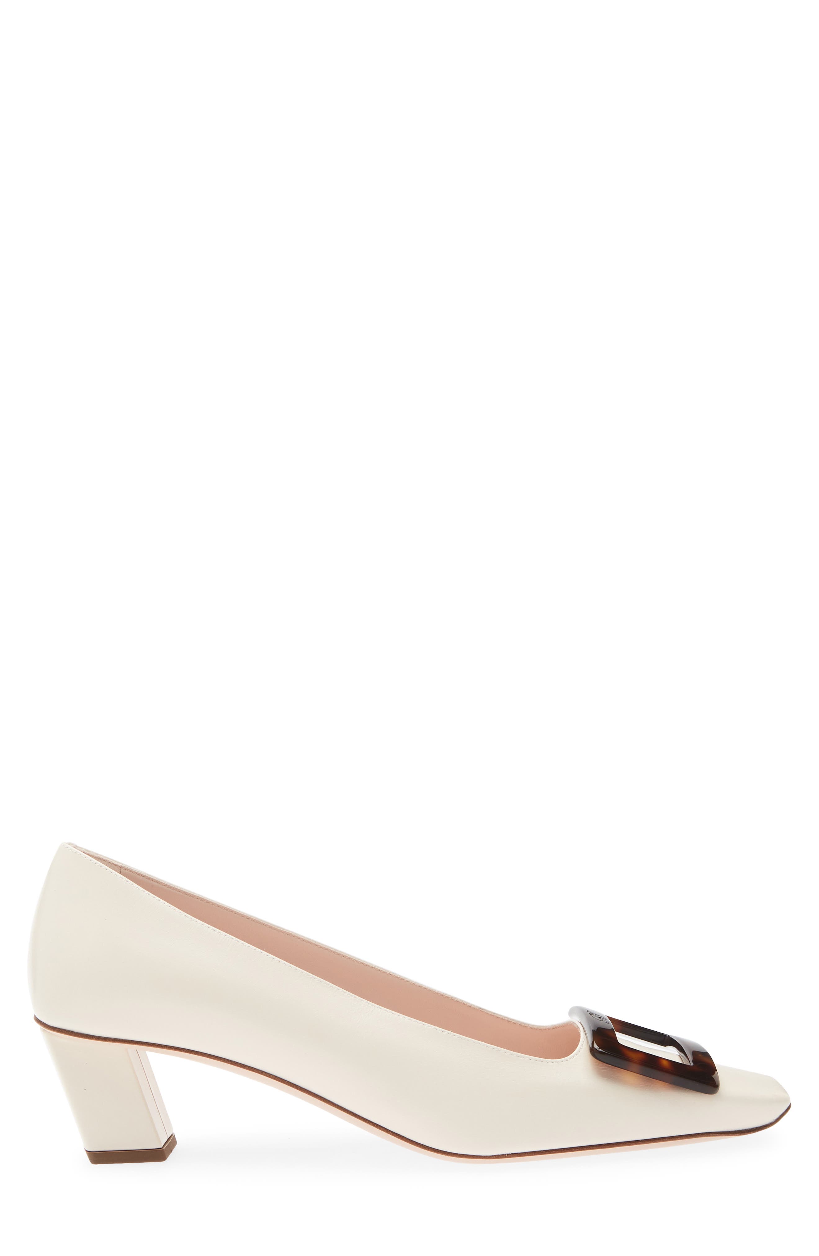 Belle Vivier Block Heel Pump, Alternate, color, CIRE