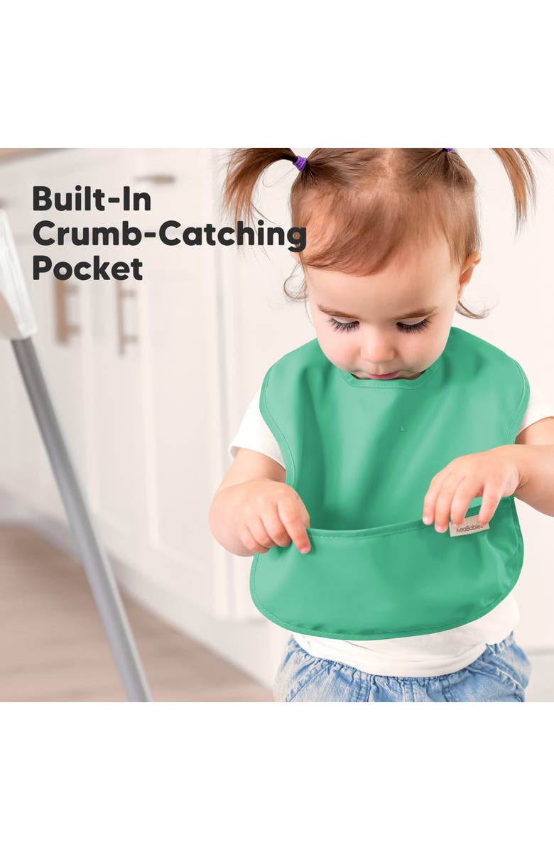 KeaBabies 3-Pack Presto Waterproof Bibs, Alternate, color, Basics