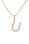  Gold Vermeil Initial U