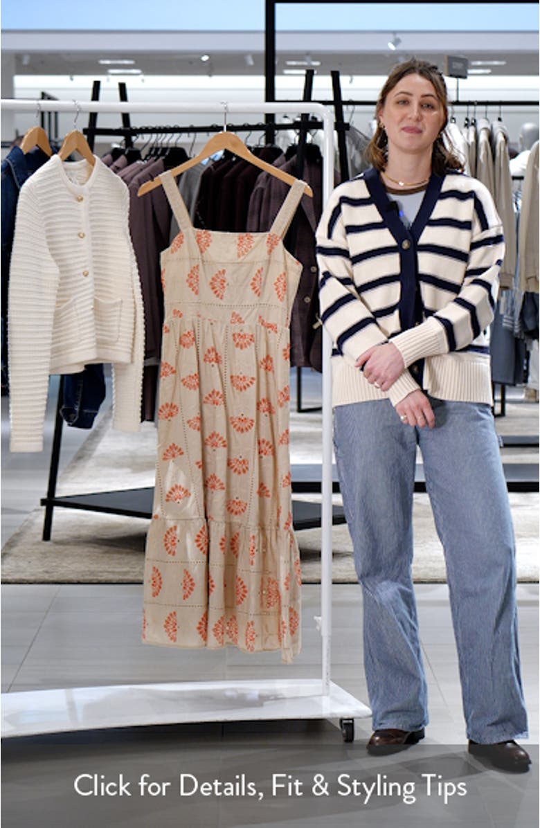 Merinda Eyelet Embroidered Dress, sales video thumbnail