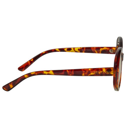 Bertha Annie Polarized Sunglasses In Tortoise/amber