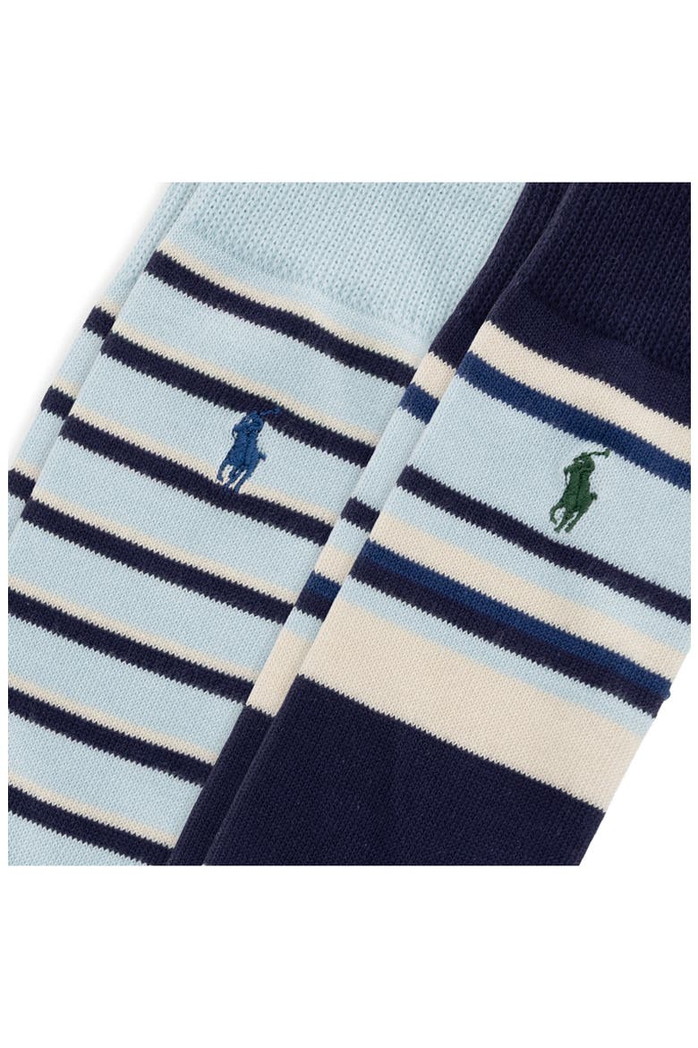 Shirting Pattern Assorted 2-Pack Crew Socks, Alternate, color, NAVY