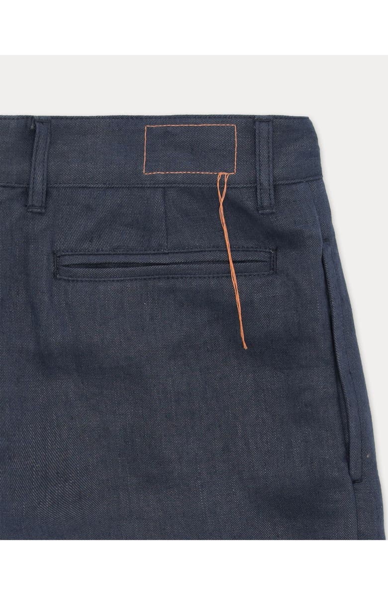 Fortela Newyork Pleated Linen Trousers, Alternate, color, Blue