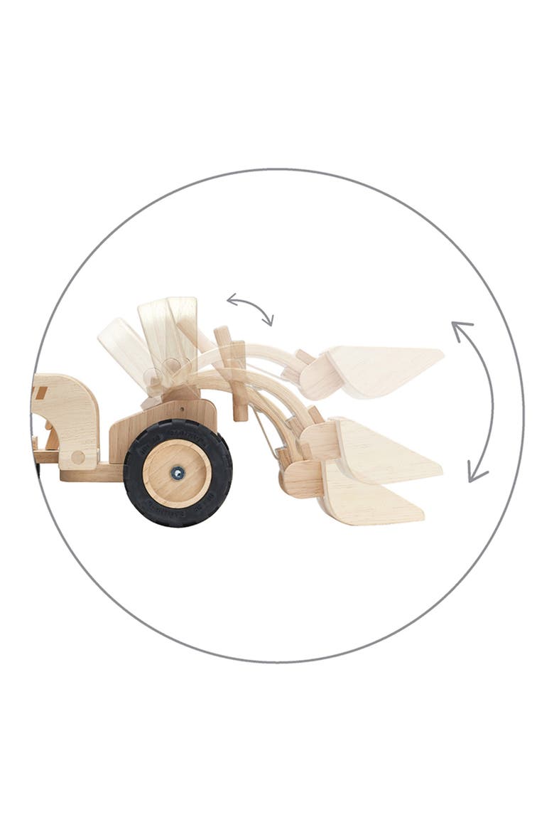 Bulldozer Toy, Alternate, color, NATURAL