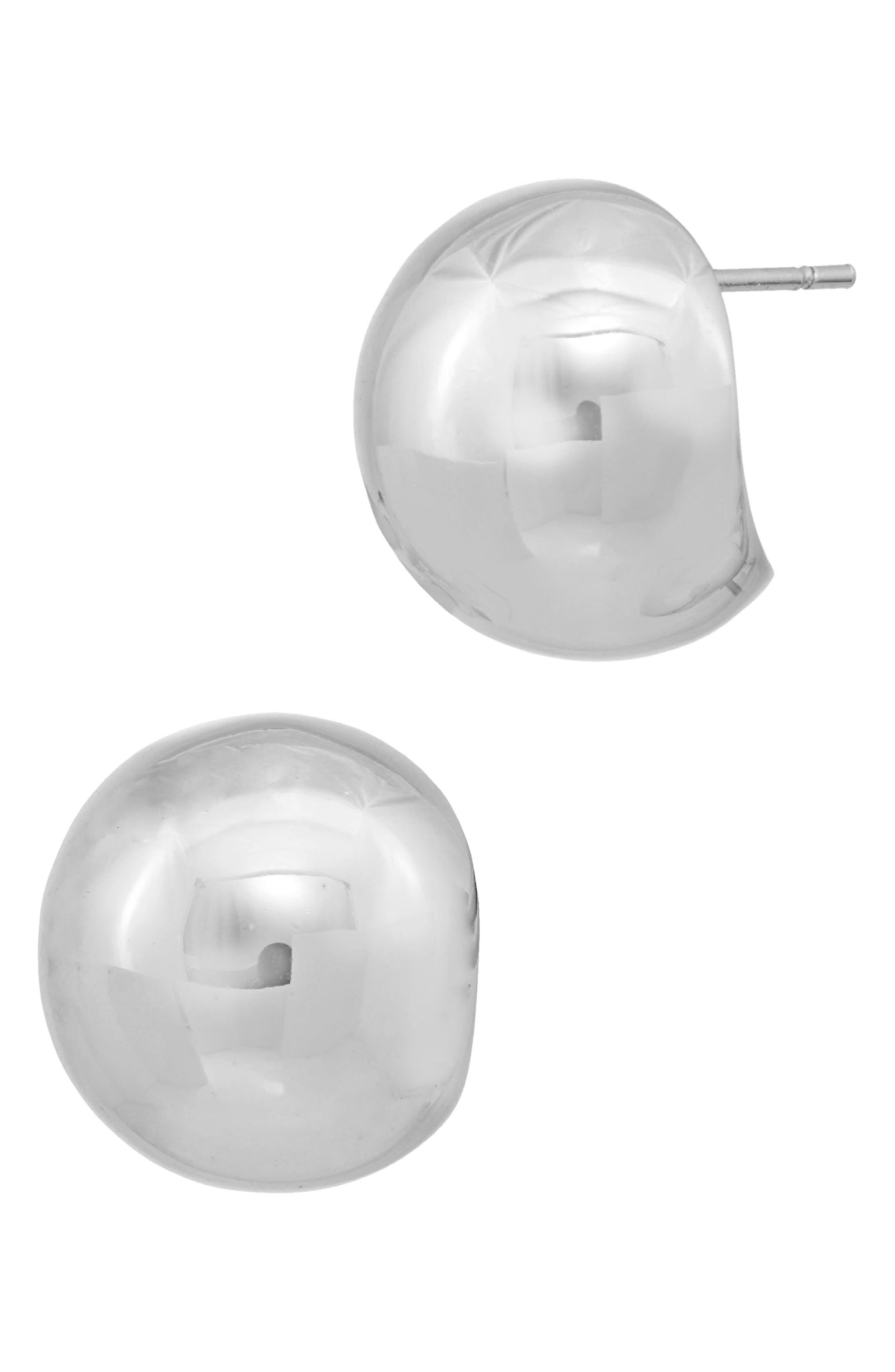 SAVVY CIE JEWELS Sphere Stud Earrings