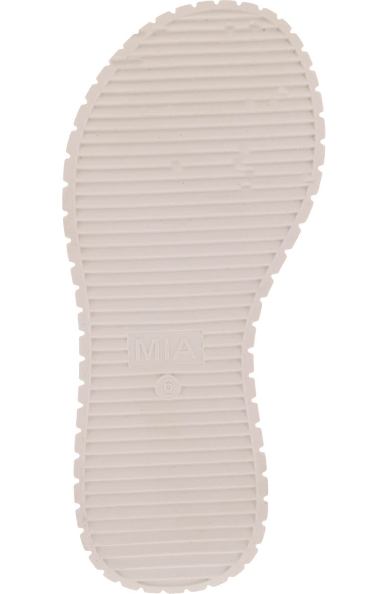 MIA Zamara Raffia Wedge Platform Sandal, Alternate, color,