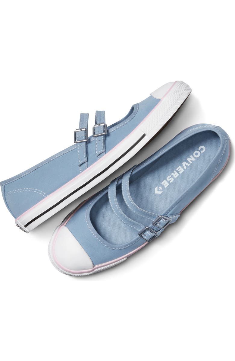 Converse Chuck Taylor All Star Dainty Mary Jane Sneaker, Alternate, color, Wet Stone/ Sugar Berry/ White