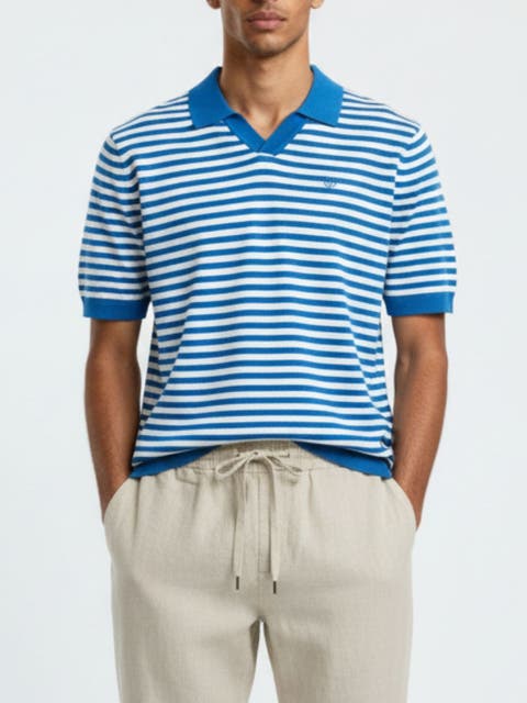 Milton Striped Polo Shirt