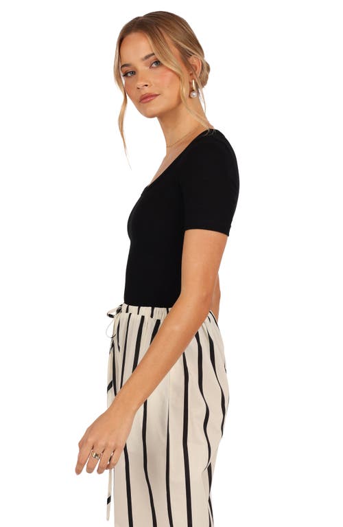 Petal And Pup Petal & Pup Solene Knit Top In Black