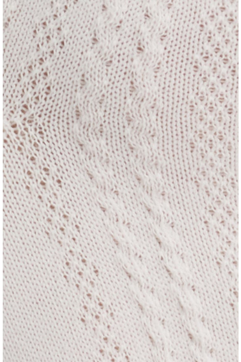 Pointelle Crew Socks, Alternate, color, WHITE