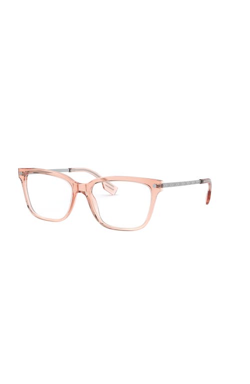 Burberry 52mm Square Optical Glasses In Brown