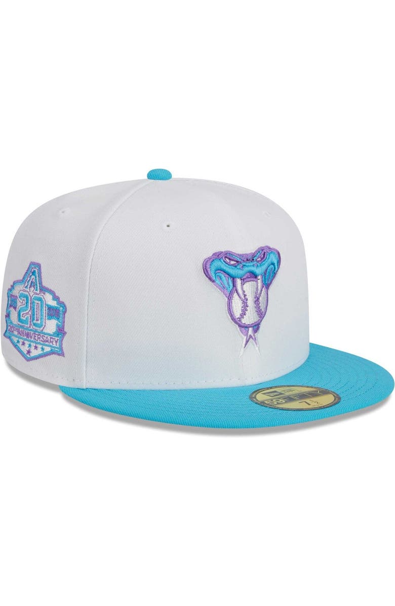 New Era Men's New Era White Arizona Diamondbacks  Vice 59FIFTY Fitted Hat, Main, color, 