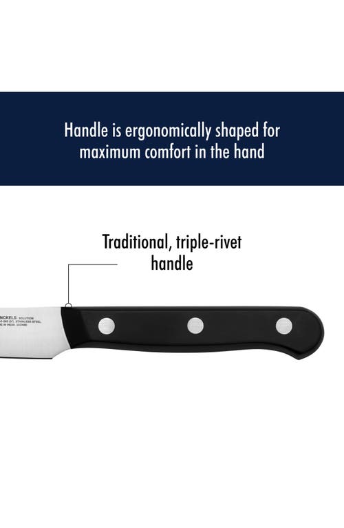 Henckels Cutlery 7-piece Knife Block Set In Black