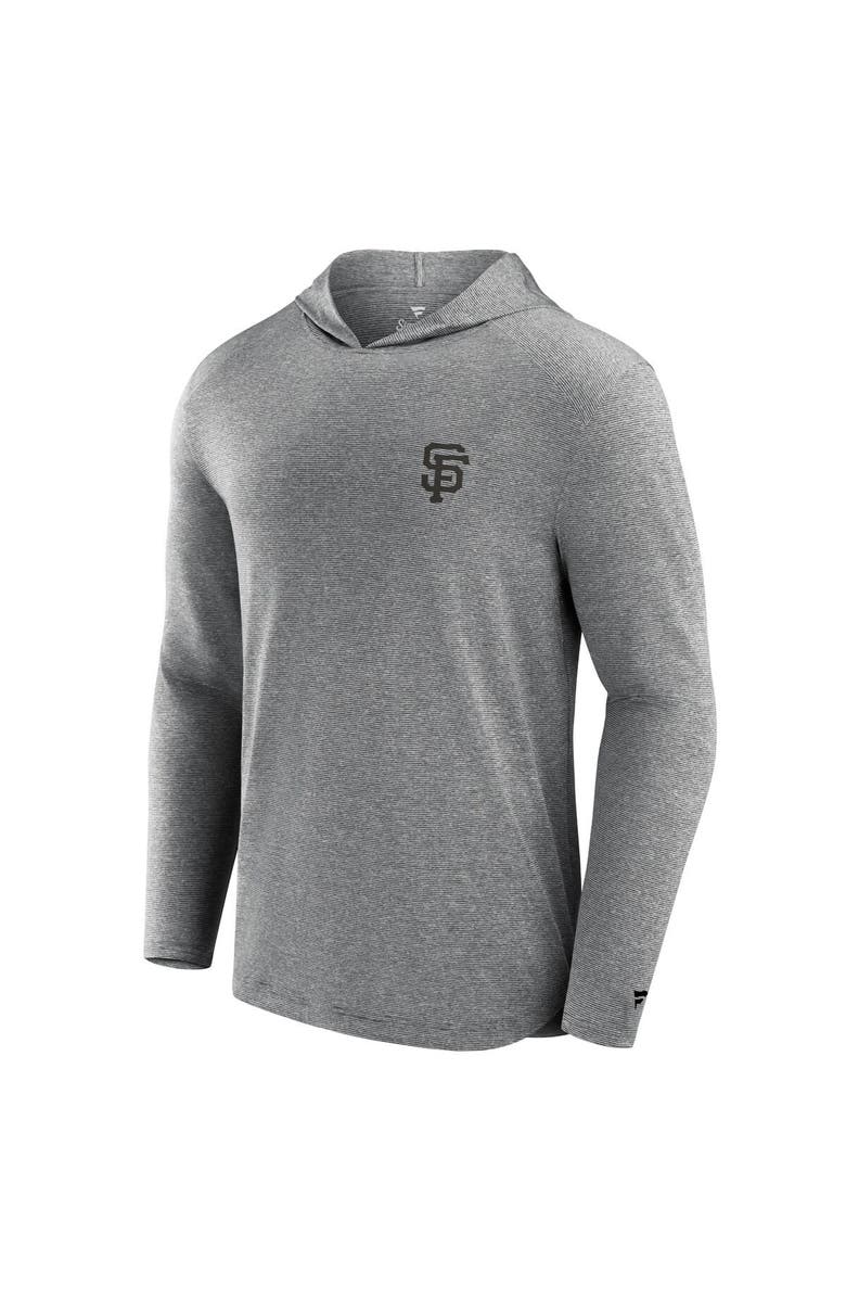 Fanatics Signature Men's Fanatics Signature Black San Francisco Giants Front Office Tech Lightweight Hoodie T-Shirt, Alternate, color, Black
