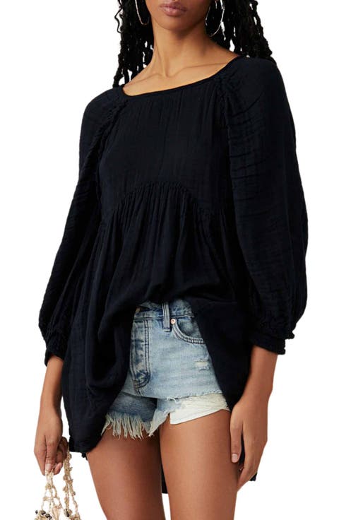 free-est Adler Tie Back Tunic Top