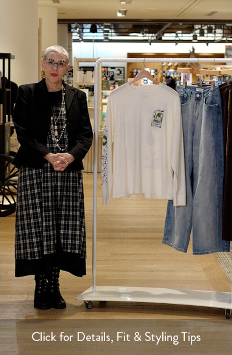 Graphic Plant Patch Organic Cotton Top, sales video thumbnail