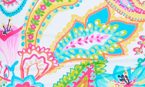 Bleu Rod Beattie Rod Beattie All Set For Summer Cap Sleeve Mio One-piece Swimsuit In Pink Multi