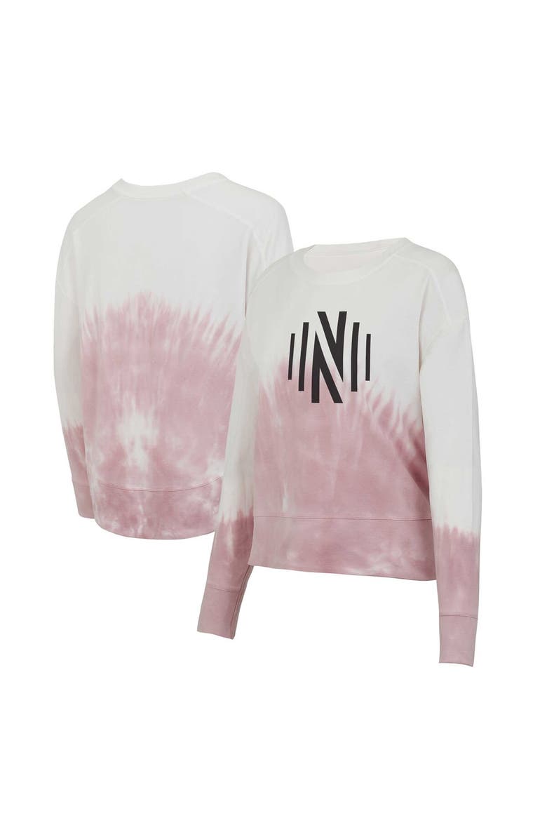 CONCEPTS SPORT Women's Concepts Sport Pink/White Nashville SC Orchard Tie-Dye Long Sleeve T-Shirt, Alternate, color, Pink