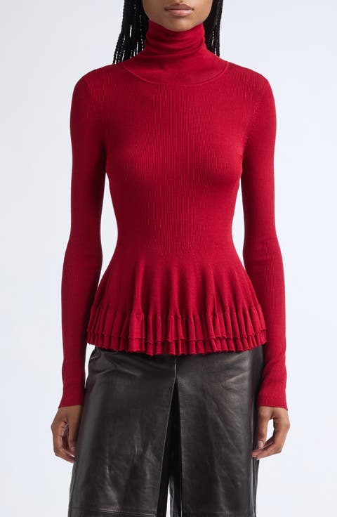 Merritt Merino Wool & Silk Turtleneck