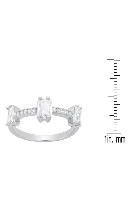 Hmy Jewelry Simulated Diamond Ring In Metallic