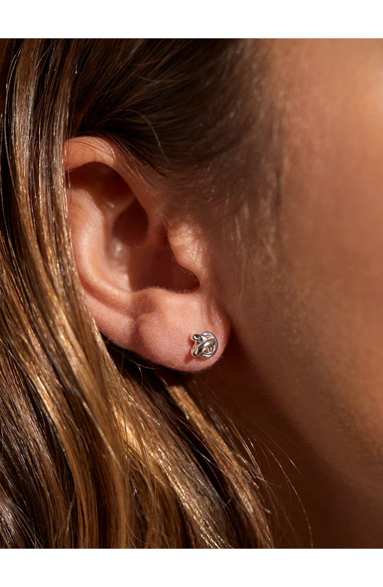 Estella Bartlett Knot Stud Earrings, Alternate, color, 