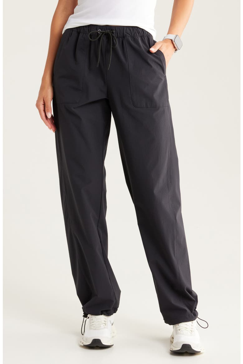 Navigator Drawstring Utility Pants, Main, color, BLACK