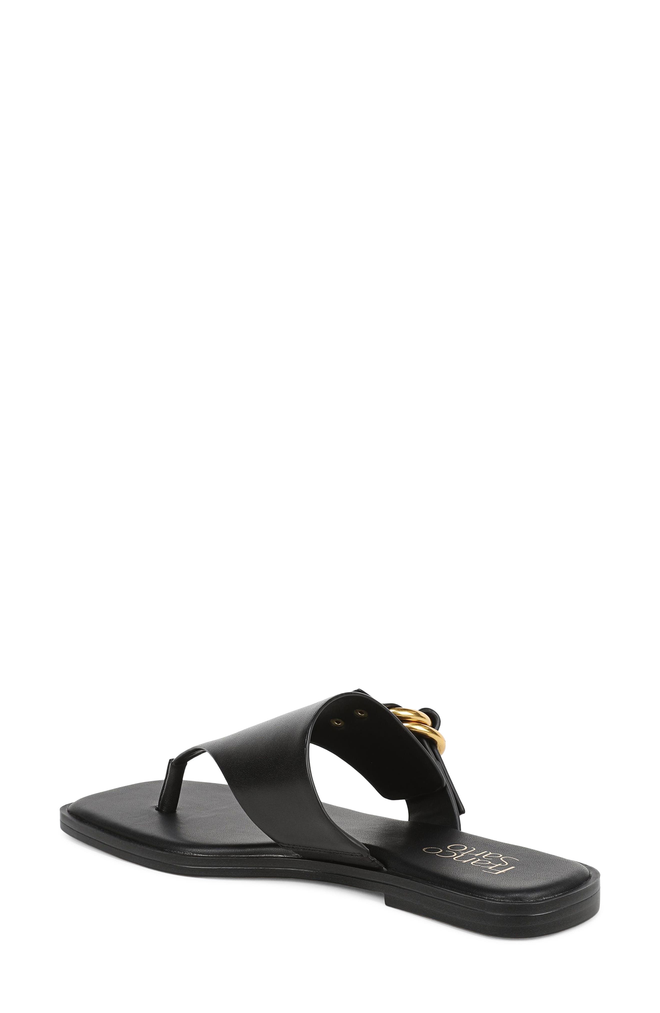 Franco Sarto Mavie Flip Flop, Alternate, color, Black