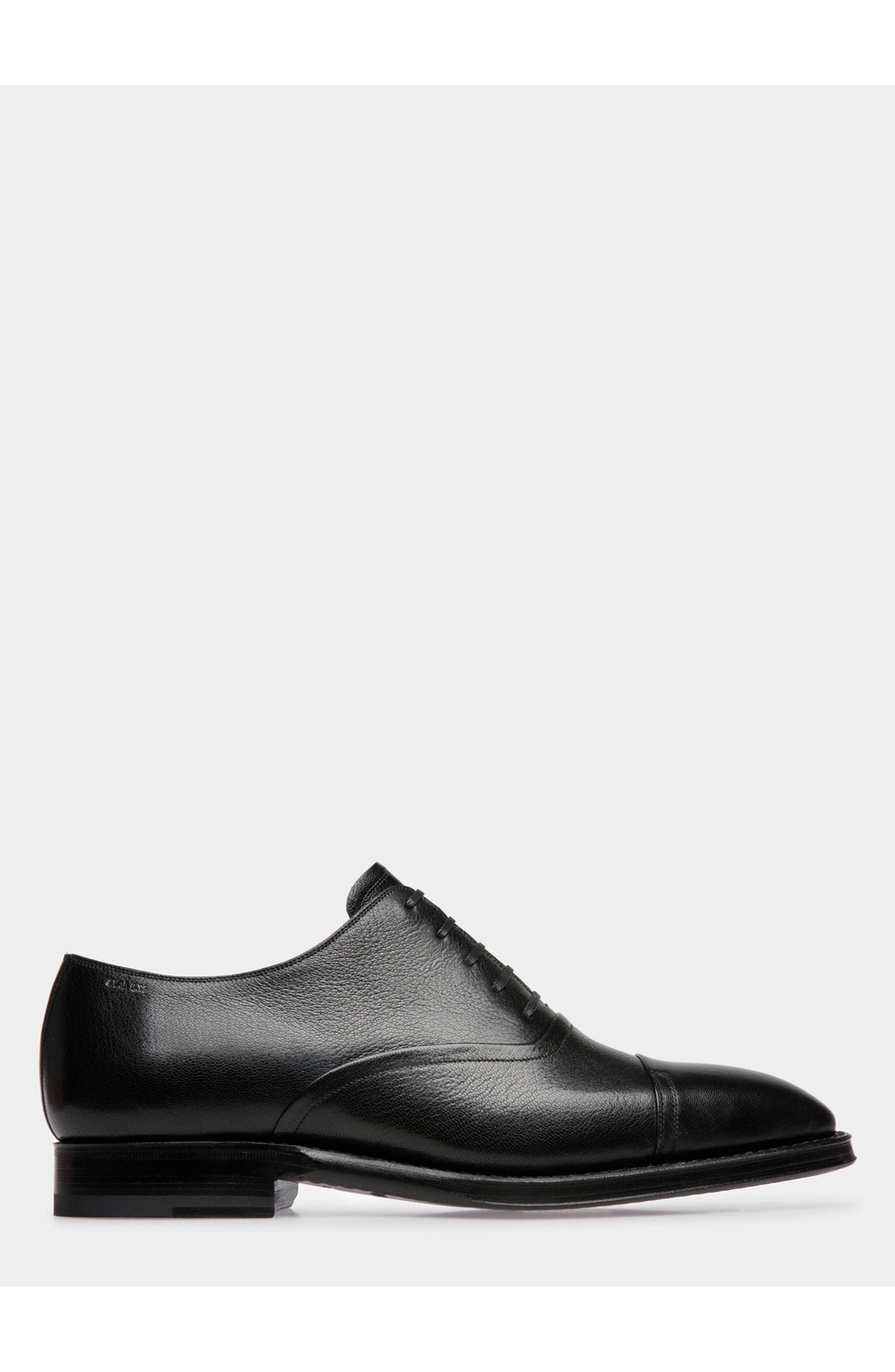 Bally Scribe Oxford in Grained Leather, Main, color, 