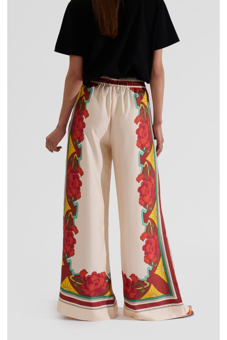 Palazzo Pants Placée, Alternate, color, Taormina Placée Ivory