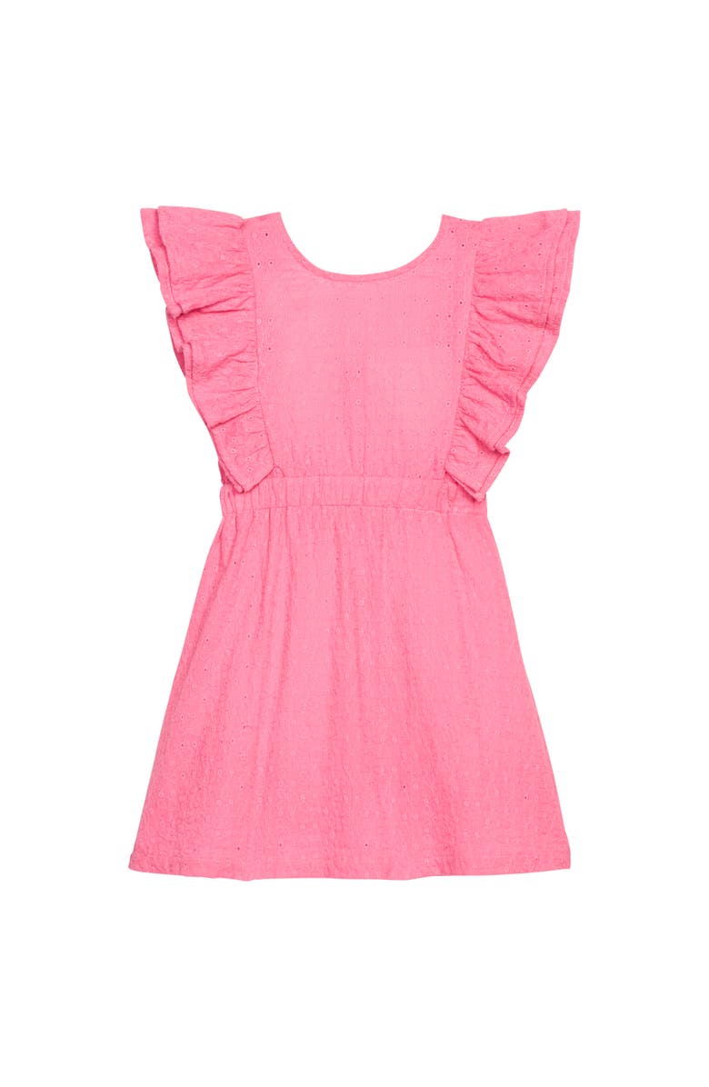 BISBY Kids' Embroidered Sadie Dress, Main, color, Taffy Pink Embroidery