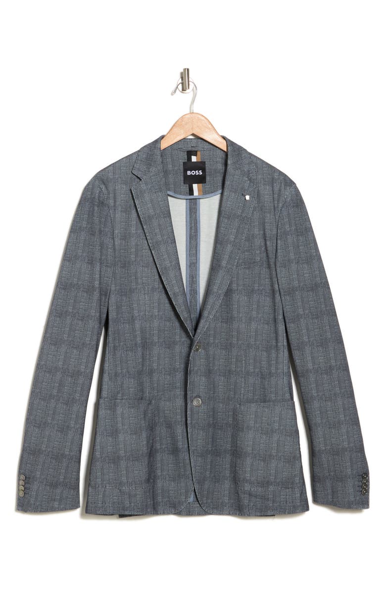 BOSS Hanry Plaid Sport Coat, Alternate, color, Bt Bu