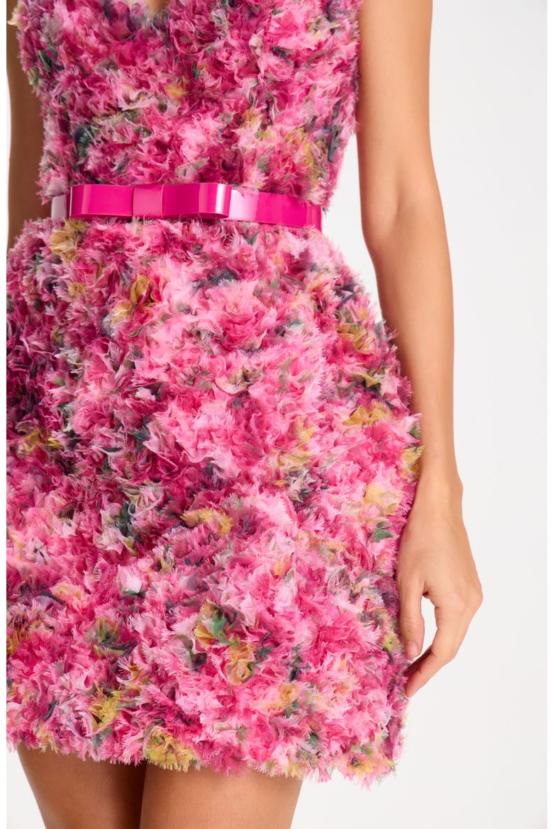 Addison Floral Strapless Minidress, Alternate, color, PINK